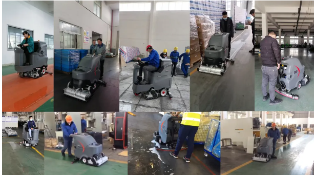 高美洗掃一體機(jī)，助力工廠地面高效清潔