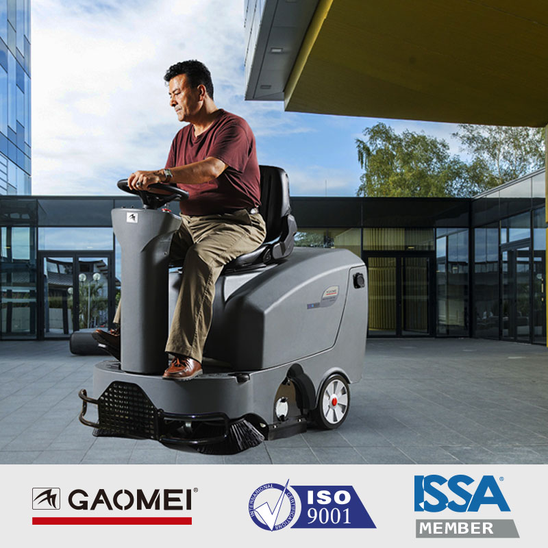 生產(chǎn)車間地面臟，高美掃地機為你解決