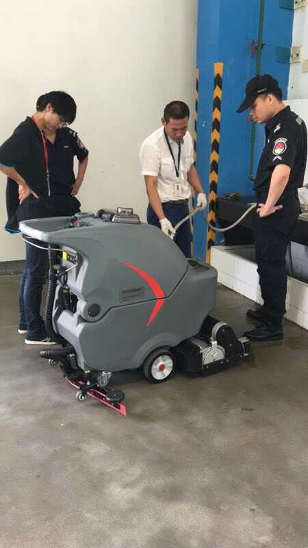 手推式工廠洗地機的洗地效果如何？